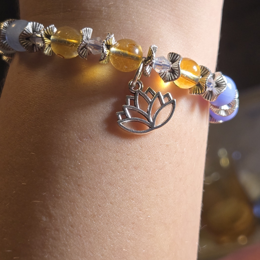 Elegant Gemstone PISCES CHAKRA Bracelet